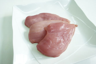 Rohe Hühnerbrust