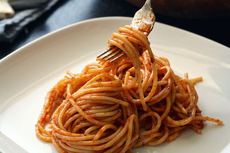 Spaghetti mit Tomatensouce