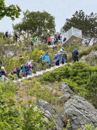 Bild: Stufen zum Stadtberg Aksla