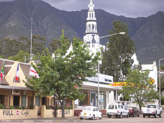 Bild: Stadtzentrum von Swellendam