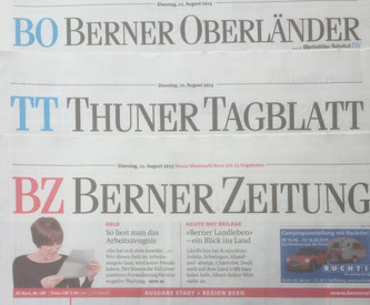 Nadine Sinitskaya, Martin Reusser, Kizomba, Berner Zeitung, Thuner Tagblatt, Berner Oberländer, Langenthaler Tagblatt