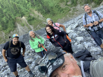 Zufällig in Zernez getroffen und Wandern im Nationalpark.