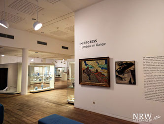 Blick in die Dauerausstellung des Gustav-Lübcke-Museums in Hamm