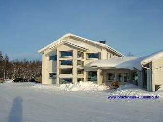 Blockhaus - Bürogebäude in  massiver Blockbauweise - Gewerbe - Niederlassung - Hersteller 