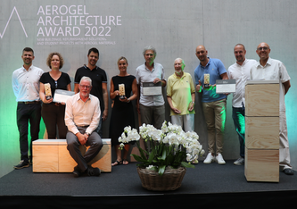 Preisverleihung des «Aerogel Architecture Awards» im August 2022 im NEST.