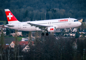 Belastung für Mensch und Umwelt: Anflug auf Piste 14 am Flughafen Zürich in Kloten. Bild: Empa 