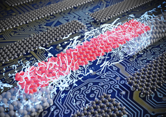 Gemeinsam mit einem internationalen Team an Forschenden haben Empa-Wissenschaftler erfolgreich einzelne atomar präzise Nanobänder mit Elektroden versehen. Bild: Empa