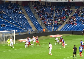 Basel-Sion: 1 zu 0 durch Kasami nach 4 Minuten.