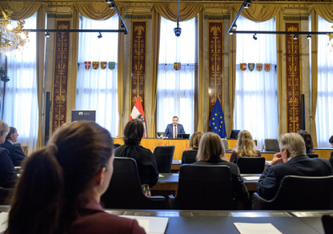 Bundesratspräsident Franz Ebner (ÖVP) (Copyright: Parlamentsdirektion/Katie-Aileen Dempsey)