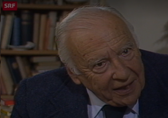 Hans Georg Gadamer (Bildquelle: SRF Video)