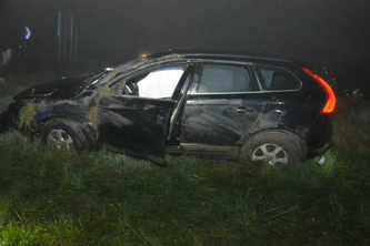 Der Lenker verlor die Kontrolle über den Volvo. (Bildquelle: Polizei Kanton Solothurn)