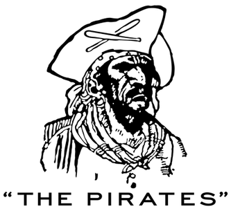 Nel disegno il primo Logo dei Pittsburgh Pirates