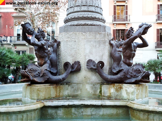 Уличная скульптура Барселоны. Посвящение Гальсерану Маркету
