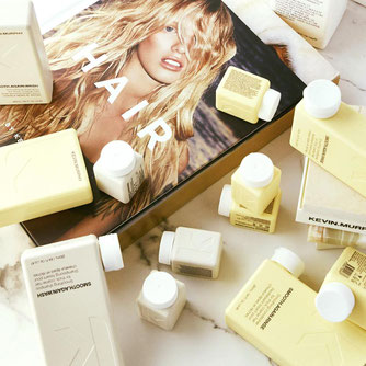 Haarverzorging KEVIN.MURPHY te koop in onze winkel en gebruikt in de salon. 