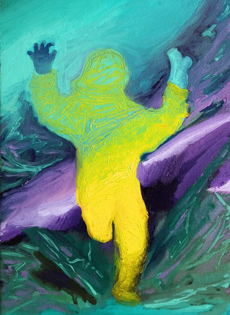 The boogeyman / oil on canvas / 22 x 27 cm 
