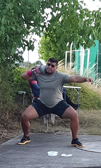 Vorbereitungen auf den Wettkampf
