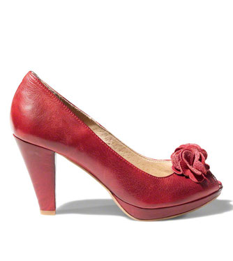 Trachten Dirndlschuh 6090 rot