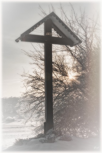 Das Wegekreuz & die Morgensonne