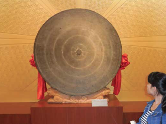 Fig. 15. GNM The biggest drum tympan (Beiliu) ever discovered (D165 cm).