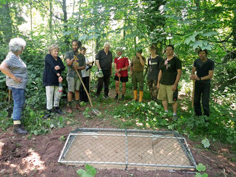 © NABU/Oliver Moll – Das Einsatzteam der AG Amphibienschutz