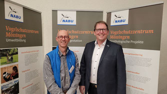 NABU Ludwigsburg Vorsitzender Frank Handel und NABU-Präsident Jörg-Andreas Krüger