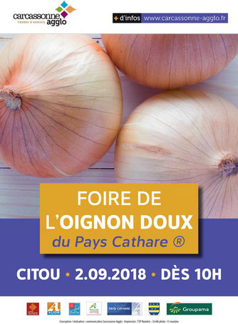 fête de l'oignon doux de citou marque pays cathare dans l'Aude