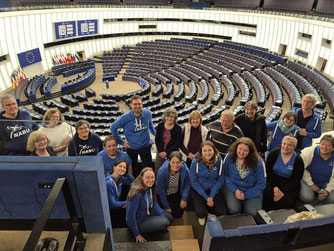 NABUs im Europaparlament Foto: NABU BW