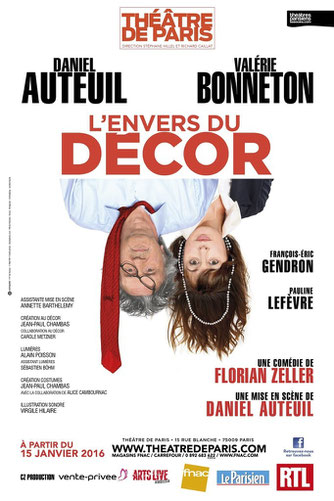 affiche, l'envers du décor, théâtre de paris