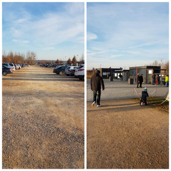 Seepark Zülpich, Parkplatz, Eingang
