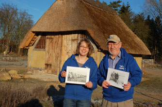Siegfried Janke und Anette Meyer hoffen darauf, dass viele Menschen in ihren Fotoalben stöbern.