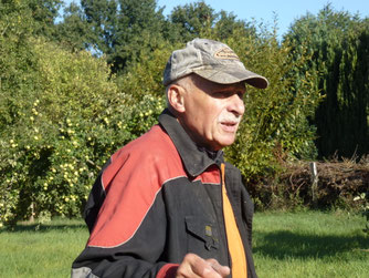 Gerold Wieting, Projektbetreuer Streuobstwiese