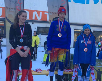 Neuhofener Podest bei den Mädels U15 mit Alessa Reder, Nicole Angerer & Chiara Höpperger