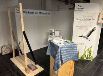 NABU Stand auf der Baumesse in OF