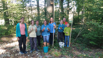 Foto: Team der Nistkastenkontrollaktion