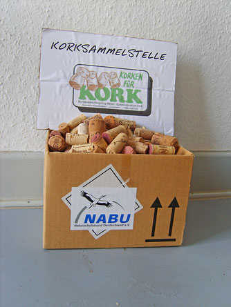 Der NABU sammelt seit vielen Jahren Korken. - Foto: Kathy Büscher