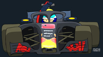 Daniel Ricciardo by Muneta & Cerracín