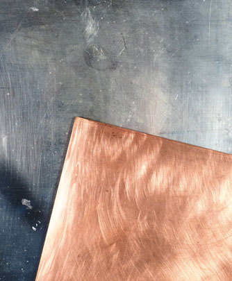 Beispiele von Druckplatten aus dem Atelier tiefdruckArt von Katharina Lechner