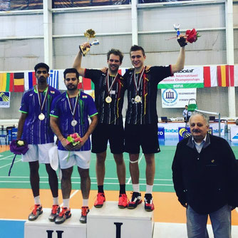 Könnten ihren ersten DM Titel gewinnen: Peter Käsbauer und Raphael Beck