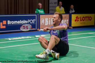 Zwiebler kämpfte sich bei den Bitburger Open trotz Schmerzen bis ins Halbfinale (Bild: Bernd Bauer)