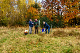 Dietmar Hartmann, Michael Gerhard u. Anne Stamm sind zufrieden (dh)