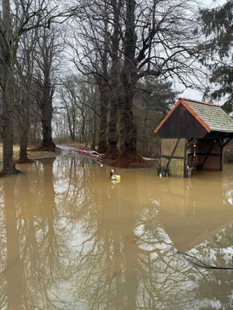 Wassermassen überall / ©THW Wolgast