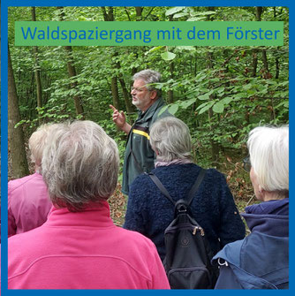 Bild: Förster Frank bei einem Waldrundgang mit den Landfrauen Hemmingen, Foto: Gabi Thomas