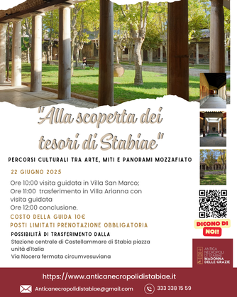 Con Antica Necropoli di Stabiae potrai visitare con una guida Villa Arianna e Villa San Marco