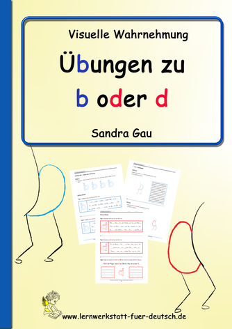 visuelle Wahrnehmung, b oder d, Übungen zu b oder d, Merkblatt b oder d
