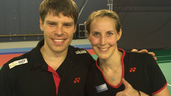Doppelter Grund zur Freude: Michael Fuchs und Birgit Michels sind in Rio dabei (Bild: Diemo Ruhnow)