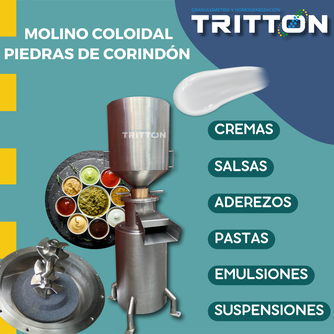 Molinos Coloidales de Piedras de Corindón TRITTÓN