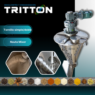 Mezclador Cónico Vertical de Tornillo Sinfín TRITTÓN