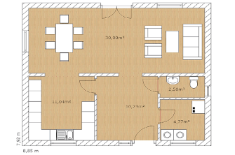 Haus Krone 100 Grundriss EG