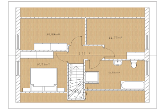 Haus Krone 100 Grundriss OG