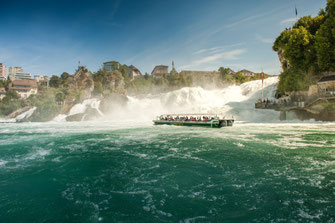 Schaffhausen, Rheinfall, Gruppenreise, Bootsfahrt